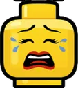 Emoji legoPleure