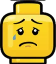 Emoji legoTriste