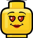 Emoji legoCoeurEyes