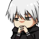Emoji 2053_Kaneki_Think_TRANSPARENT_An