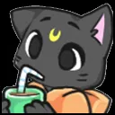 Emoji catdrink