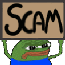 Emoji pepe_schild_Scam