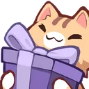 Emoji nekocat_gift