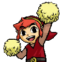 Emoji linkcheerleaderred