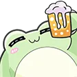 Emoji frogcheers
