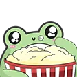Emoji frogcorn