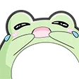Emoji frogcrying