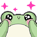 Emoji frogblush