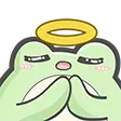 Emoji frogangel