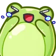 Emoji froglaught