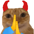 Emoji evilcat