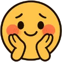 Emoji blushed