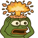 Emoji mindblowpepe