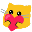 Emoji blobcatheartsqueeze