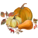 Emoji citrouille