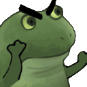 Emoji frogefight