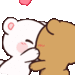 Emoji bearkiss