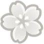 Emoji 8223flowerwhite