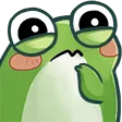 Emoji 3662frogthink