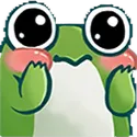 Emoji 4309frogblush