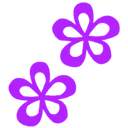 Emoji purpleflowers