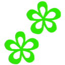 Emoji greenflowers