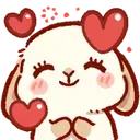Emoji EXP_XLoveBunny