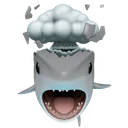 Emoji sharkexplosion