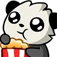 Emoji pandapopcorn