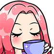 Emoji pink_sip