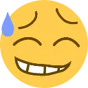 Emoji nervous_laugh