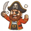 Emoji cuteangrypiratemascotcarrying600