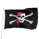 Emoji DrapeauJollyRogerBandanaRouge202