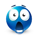 Emoji inshockblueemojiblue