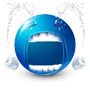 Emoji fountainsoftearsblueemojiblue