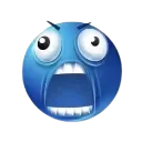 Emoji screaming