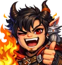 Emoji mascotte_feu