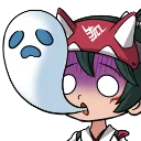 Emoji ghost_kiriko