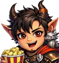 Emoji mascotte_popcorn
