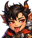 Emoji mascotte_coquin