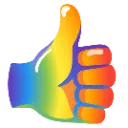 Emoji 321988rainbowthumbsup