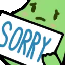 Emoji greenblobsorry