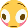 Emoji blooshing