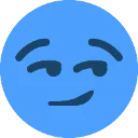 Emoji smirking_blue