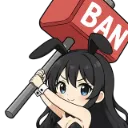 Emoji rose_ban