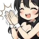 Emoji rose_applaudir