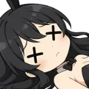 Emoji rose_morte