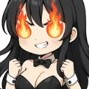 Emoji rose_enflammee
