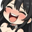 Emoji rose_rire