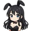 Emoji rose_sourire